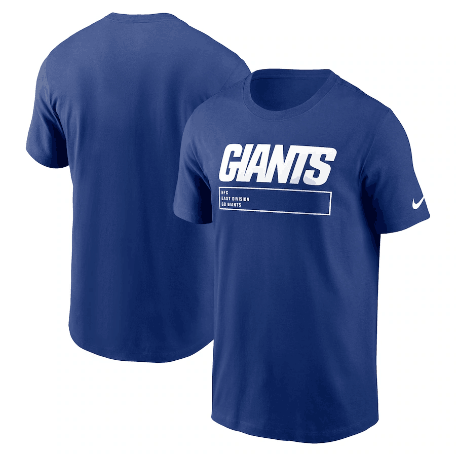 Men's New York Giants Royal Division Essential T-Shirt
